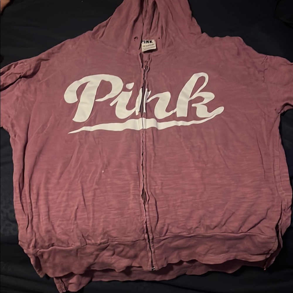 Pink Hoodie with Logo